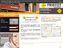 Tablet Screenshot of fristot-immobilier.com